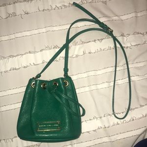Marc by Marc Jacobs green crossbody bucket bag